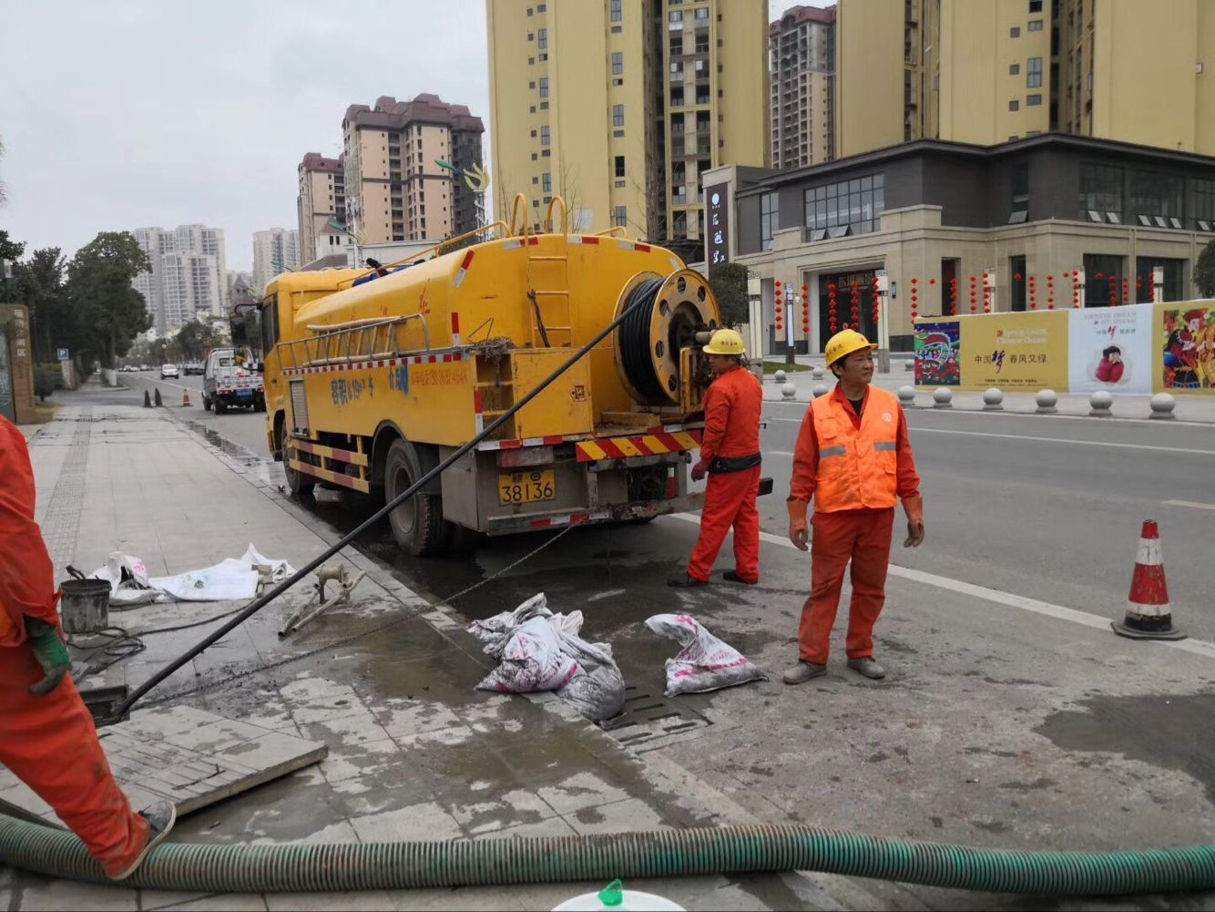 楚雄排污管道清淤-管道清洗